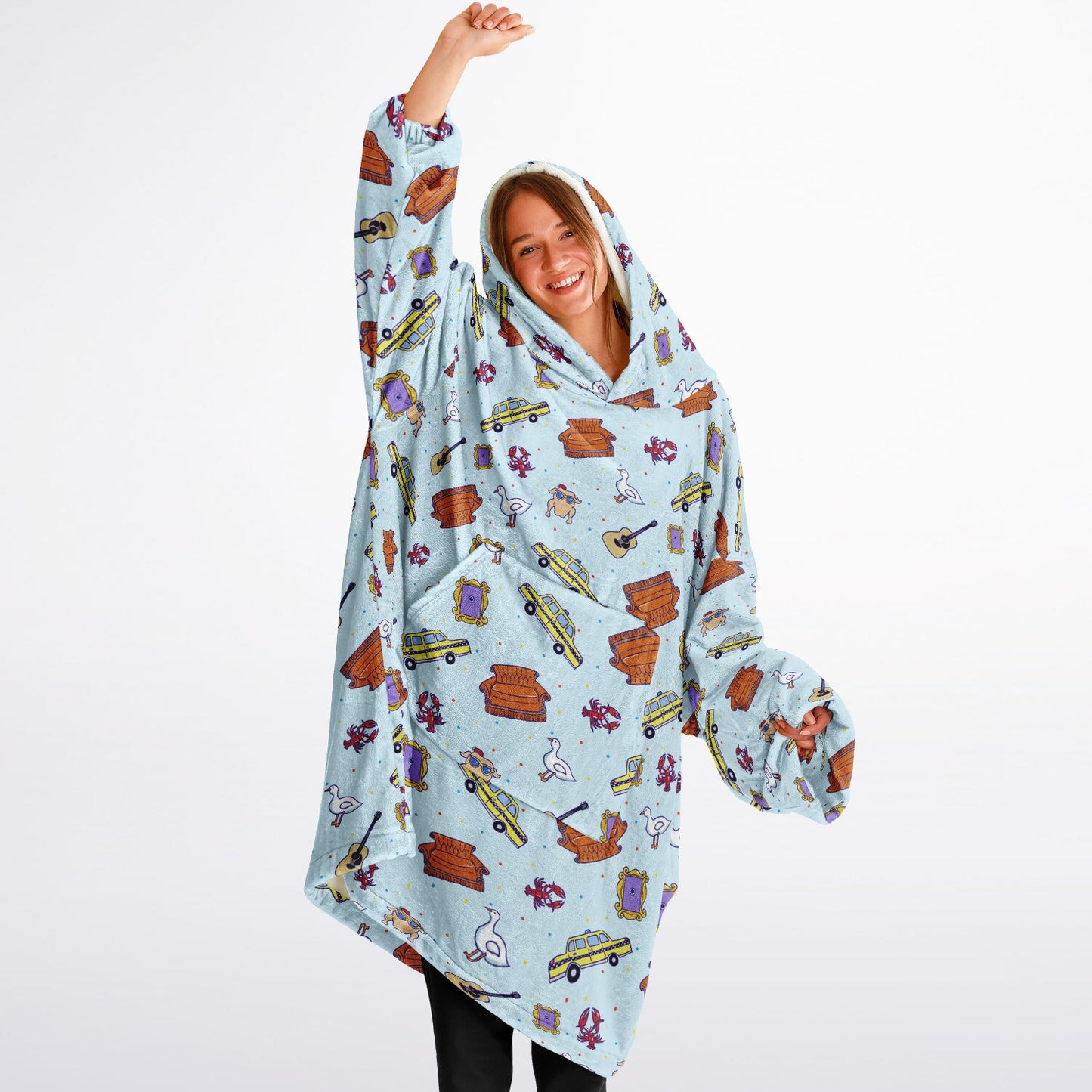 New York Friends Adult Hoodie Hugger