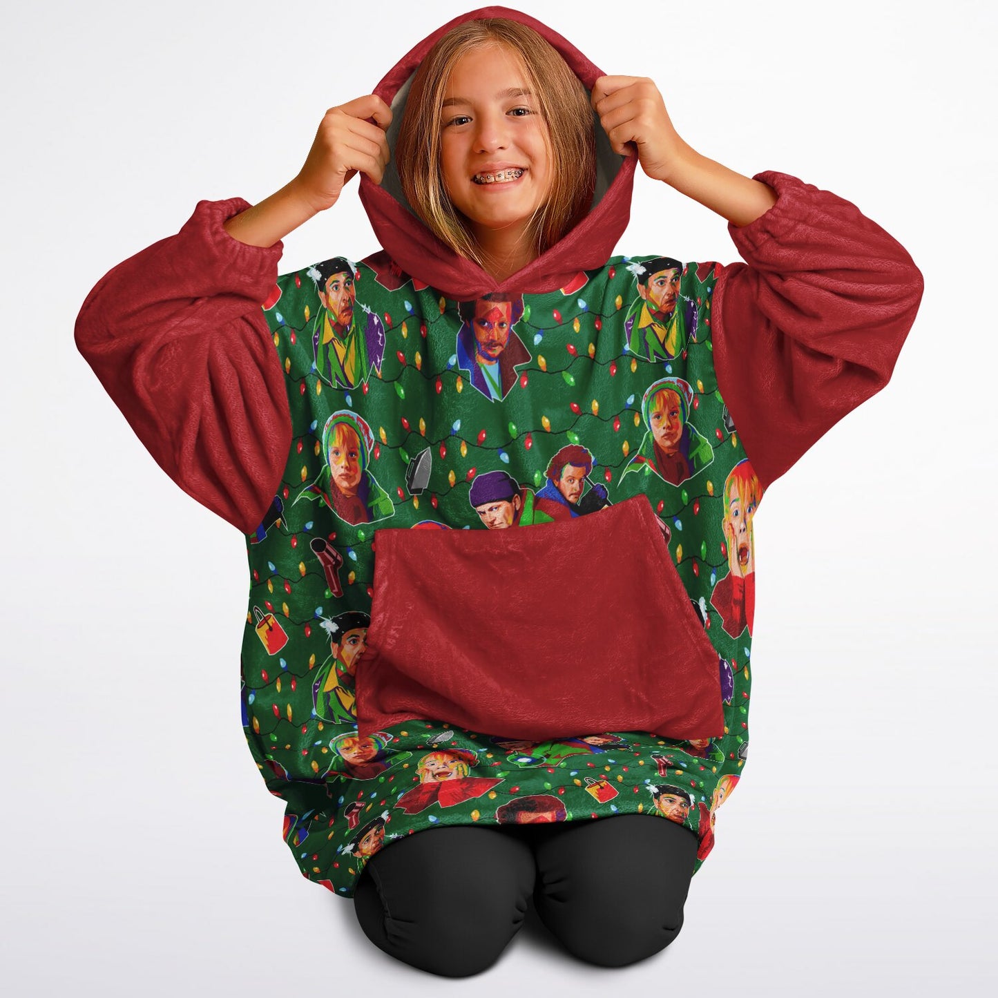 Home Alone Pop Art Christmas Hoodie Hugger