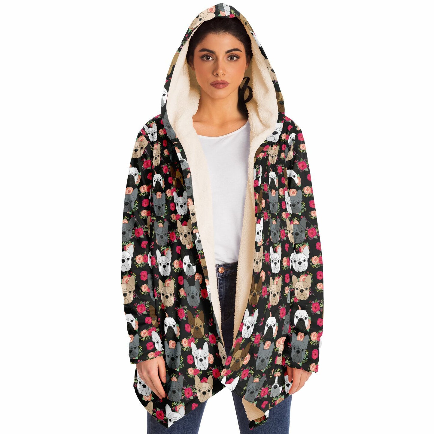 Floral French Bulldog Cloak