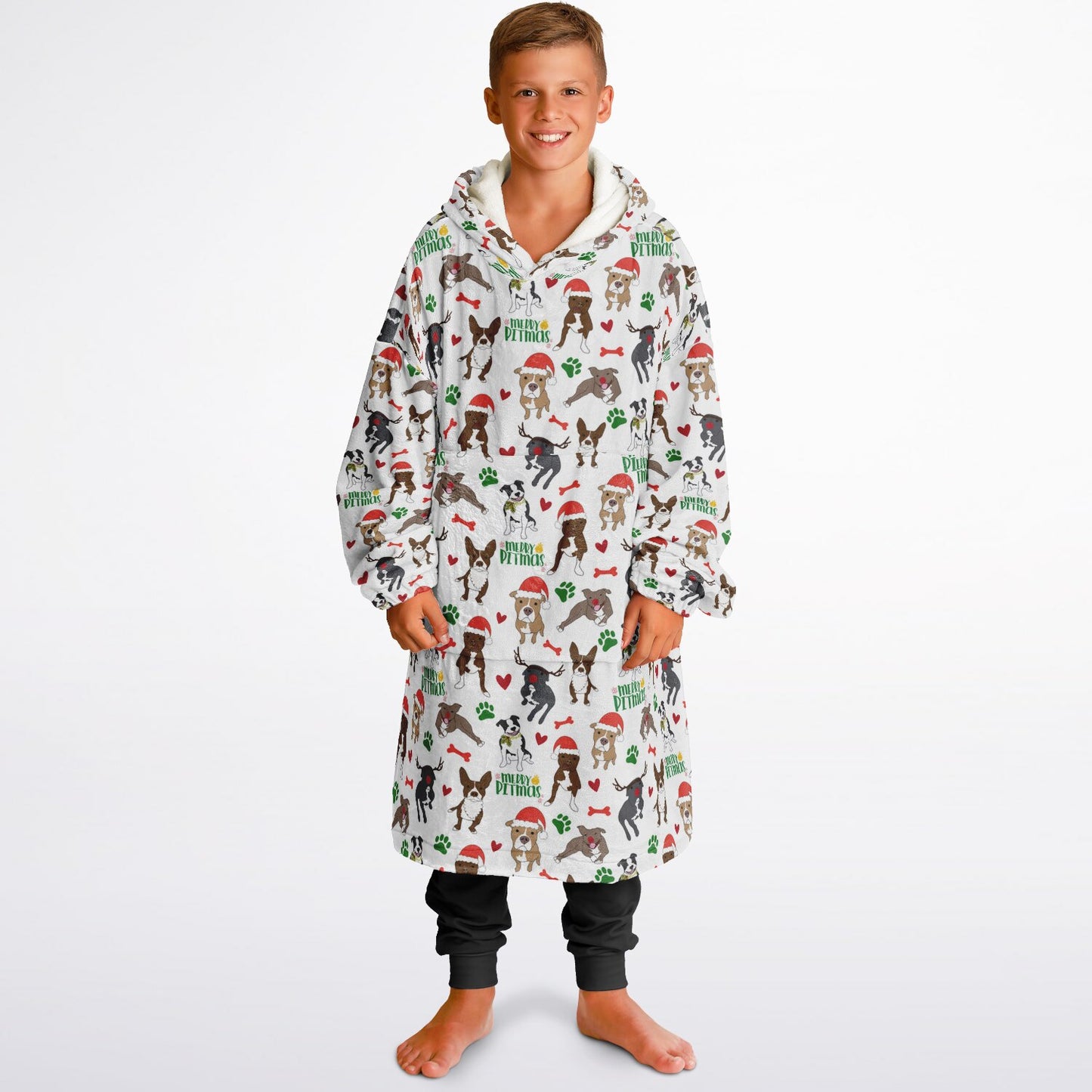 Merry Pitmas Christmas Hoodie Hugger