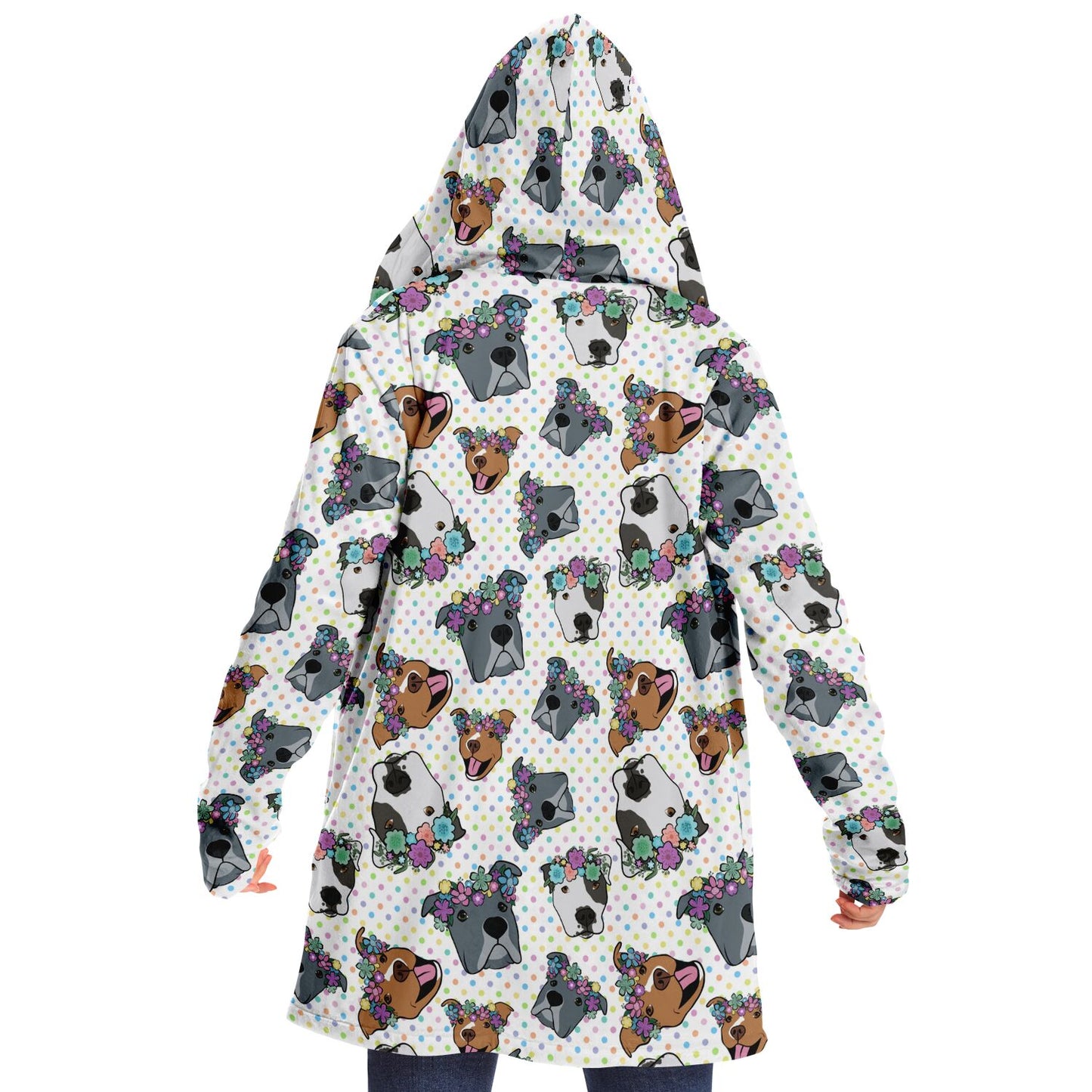 Polka Pitty Pitbull Cloak