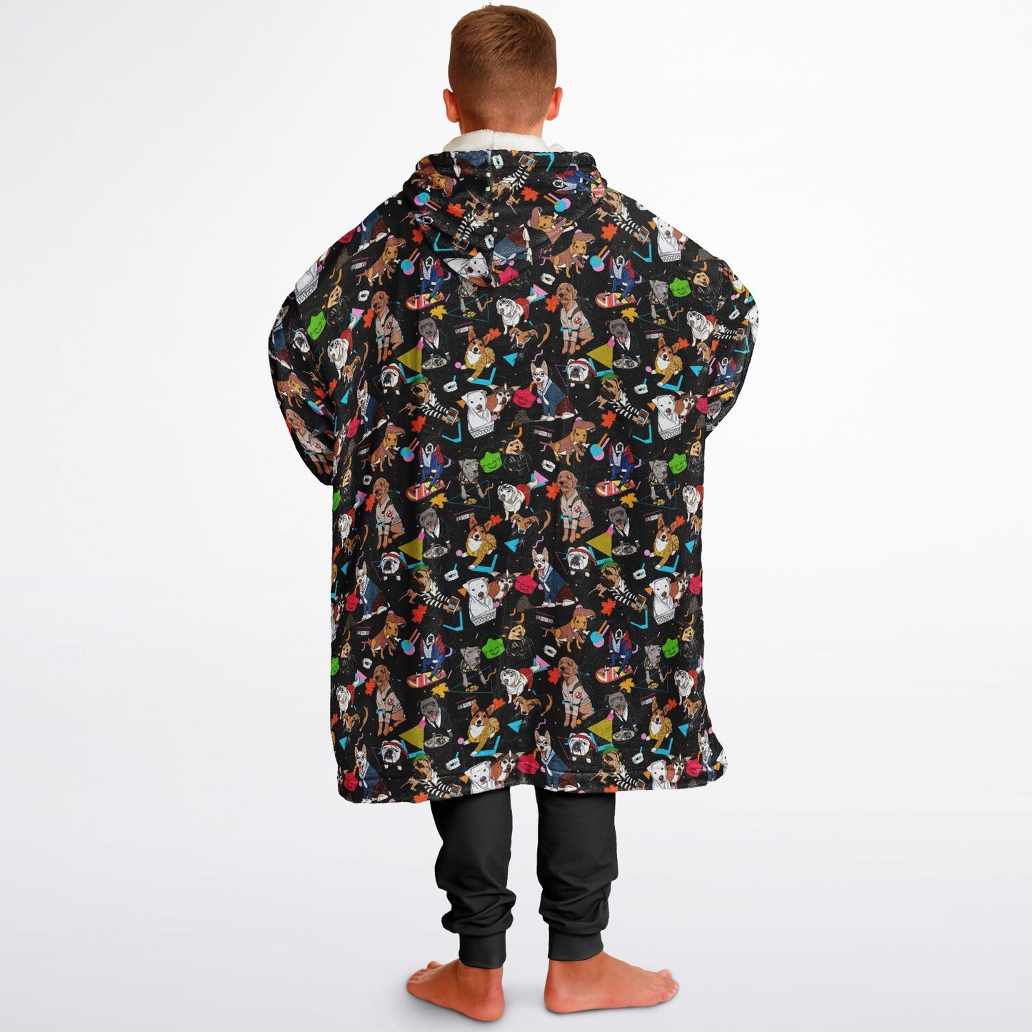 Nostalgic 80s Pups Hoodie Hugger