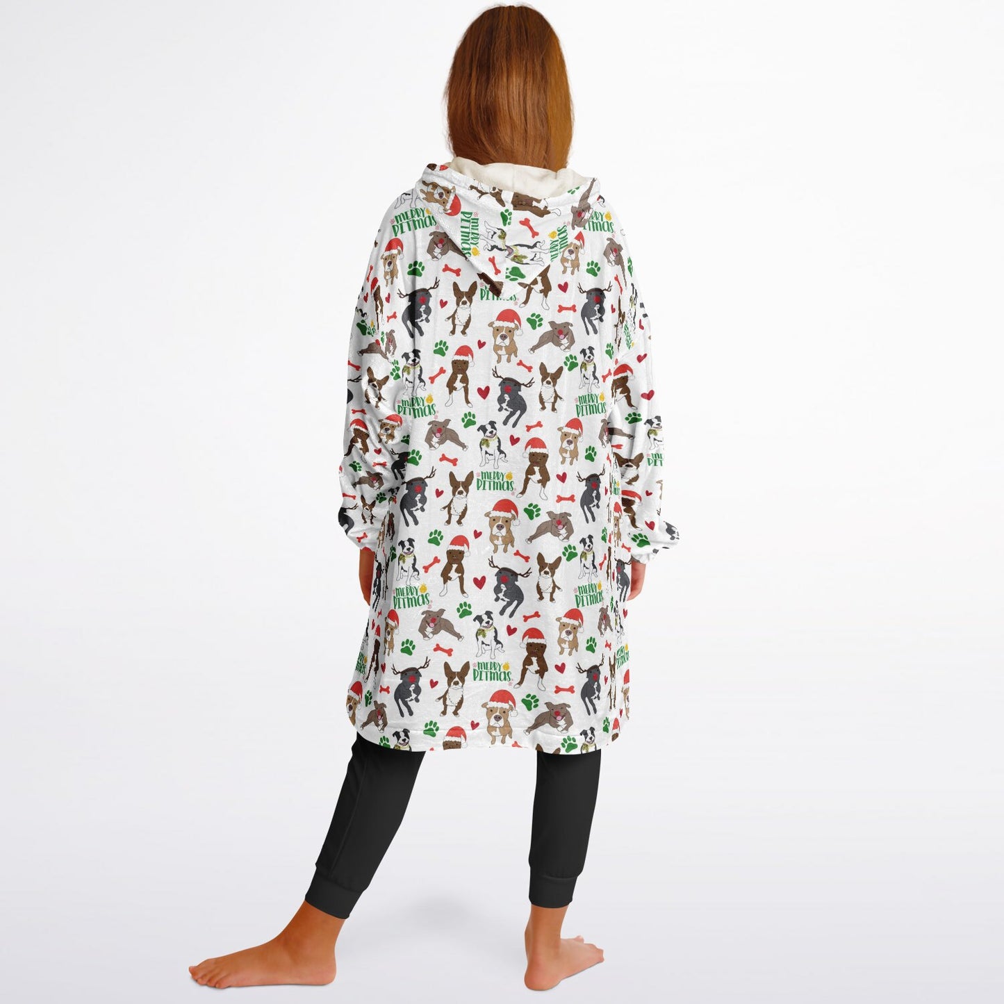 Merry Pitmas Christmas Hoodie Hugger
