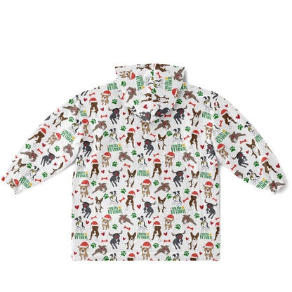 Merry Pitmas Christmas Hoodie Hugger