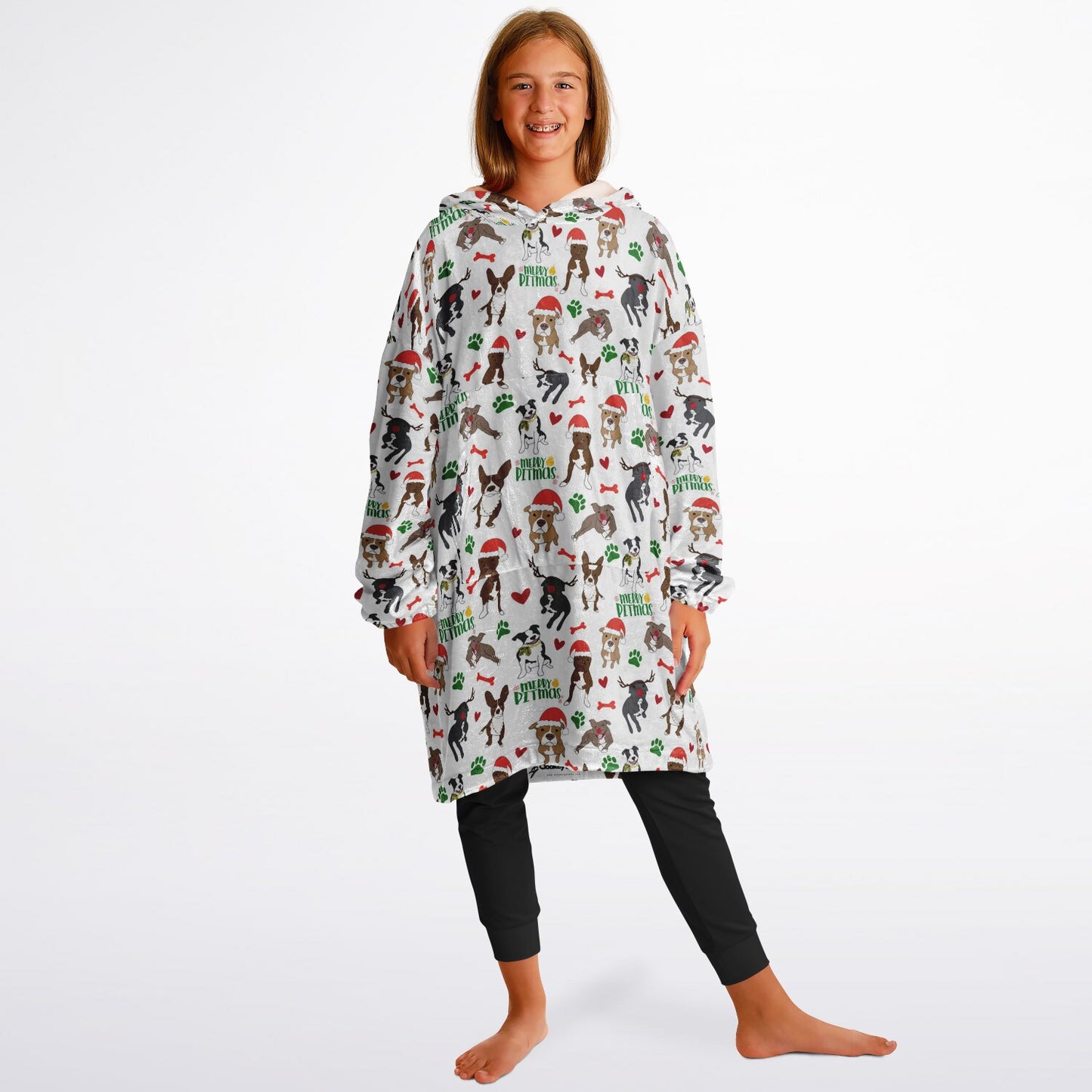 Merry Pitmas Christmas Hoodie Hugger