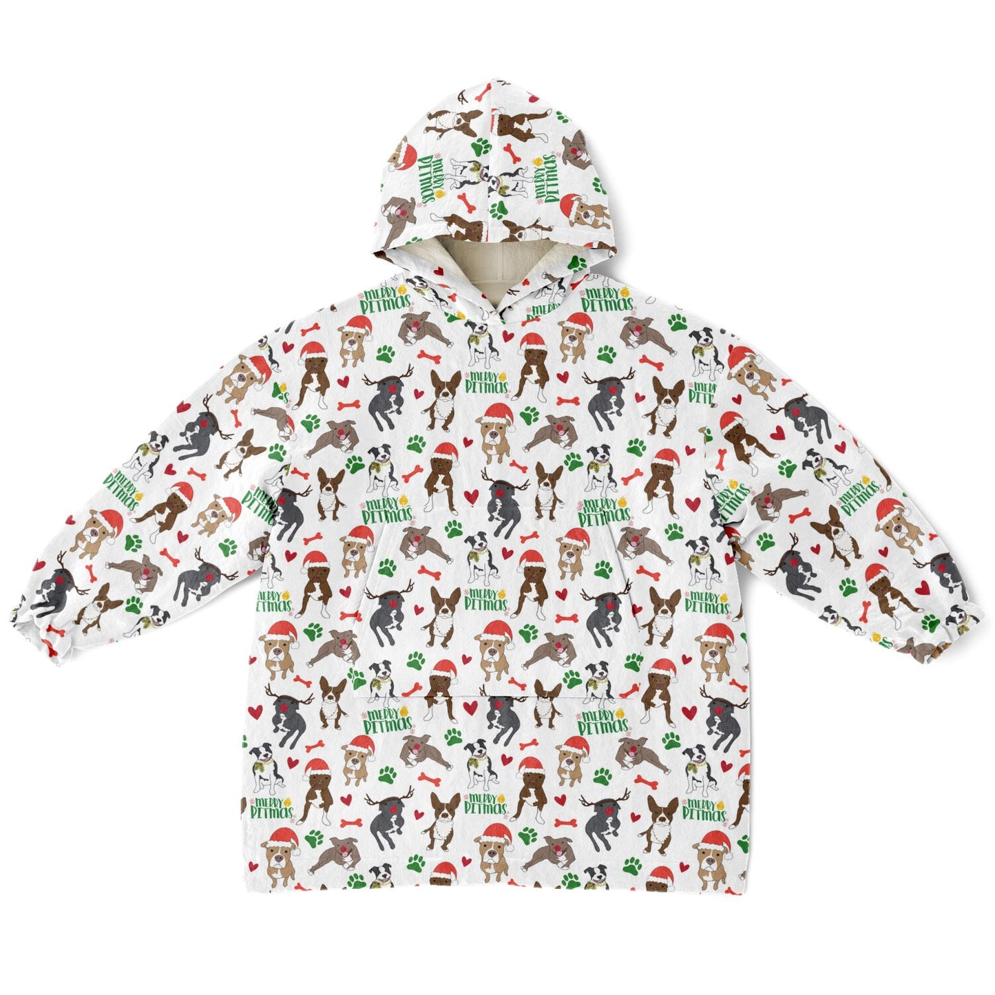 Merry Pitmas Christmas Hoodie Hugger