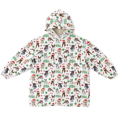 Merry Pitmas Christmas Hoodie Hugger