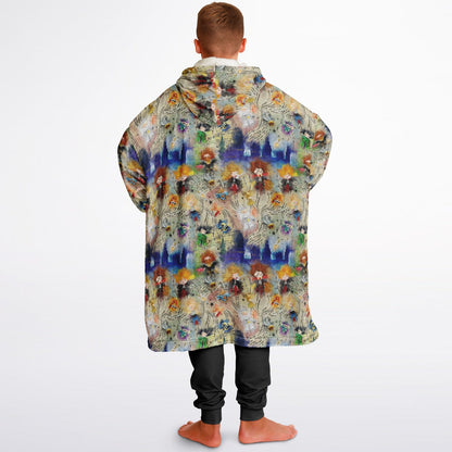 Watercolor Wizard Hoodie Hugger
