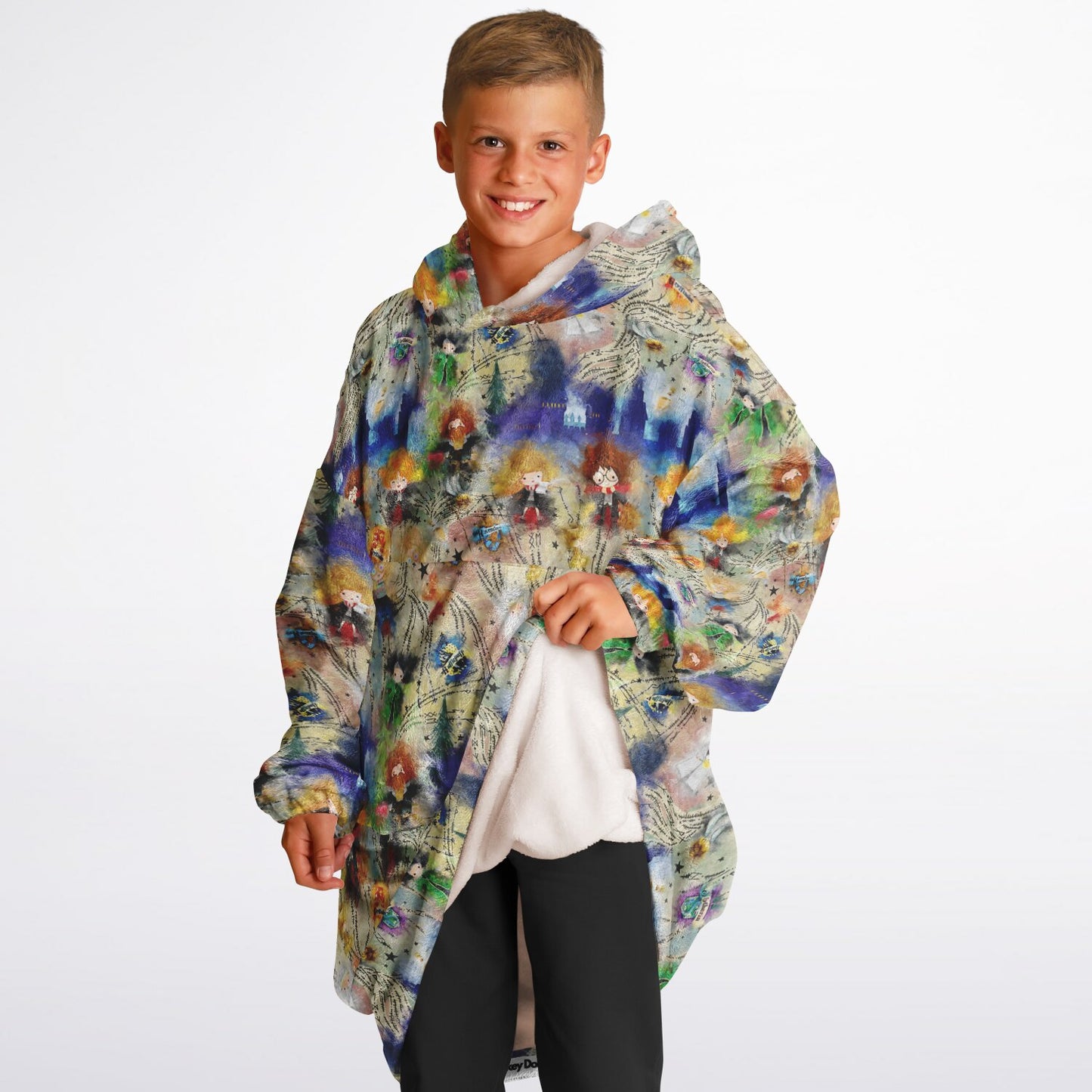Watercolor Wizard Hoodie Hugger