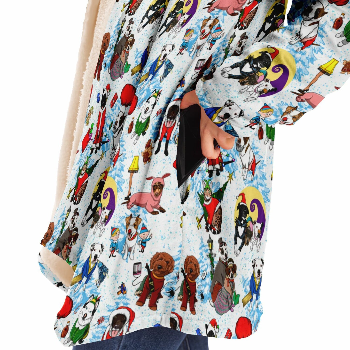 Christmas Movie Pups Cloak