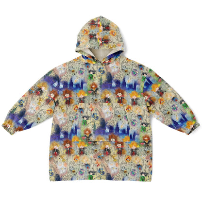 Watercolor Wizard Hoodie Hugger