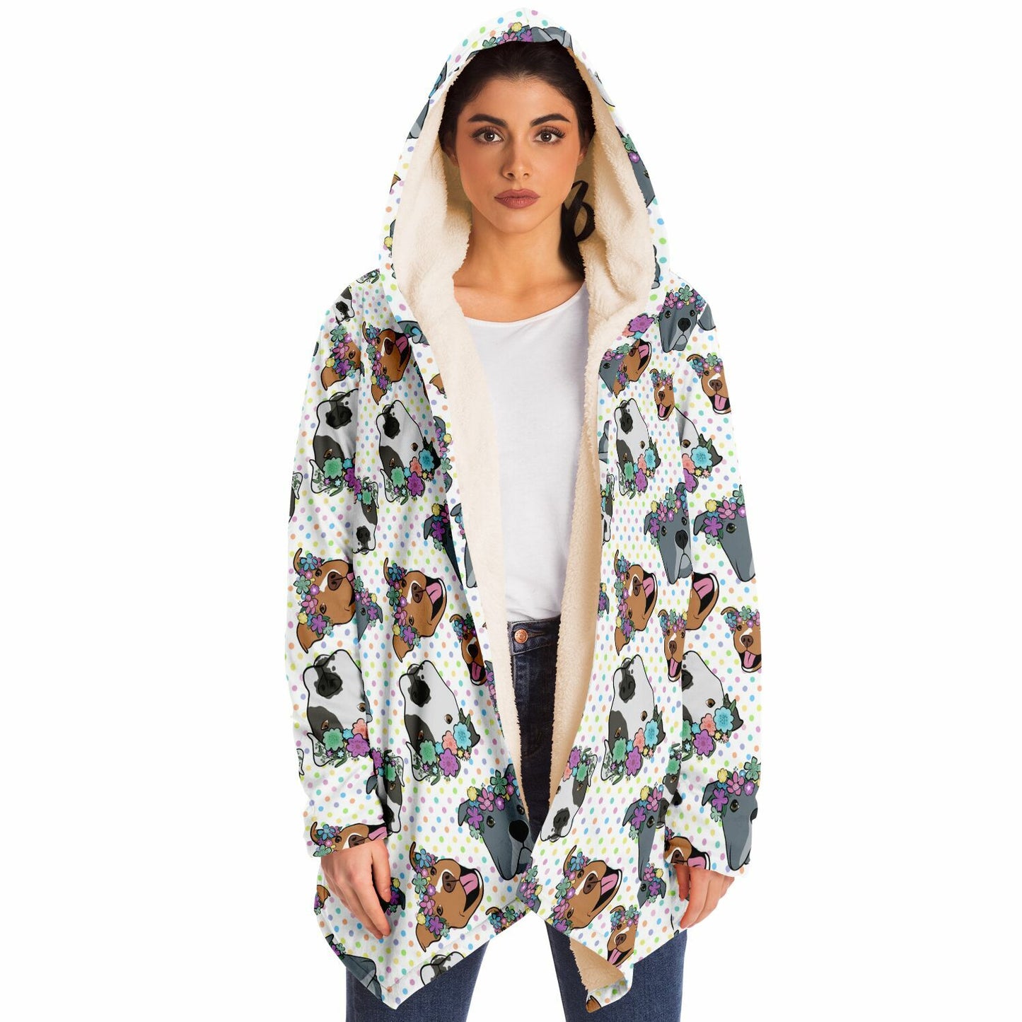Polka Pitty Pitbull Cloak