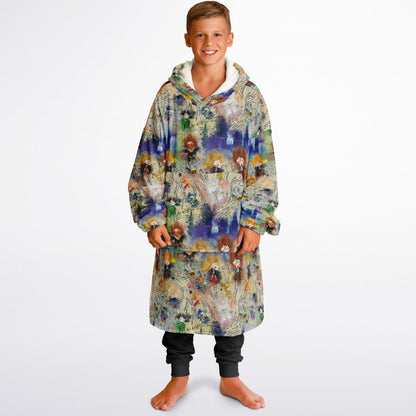 Watercolor Wizard Hoodie Hugger