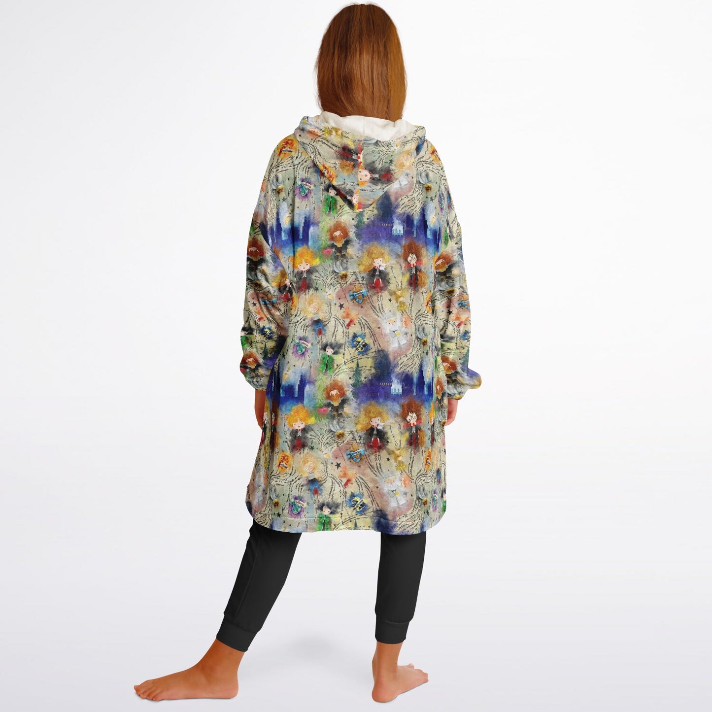 Watercolor Wizard Hoodie Hugger