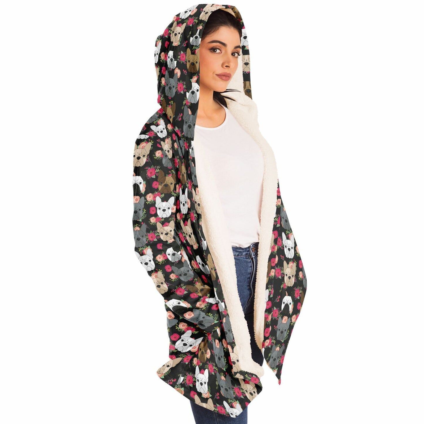 Floral French Bulldog Cloak