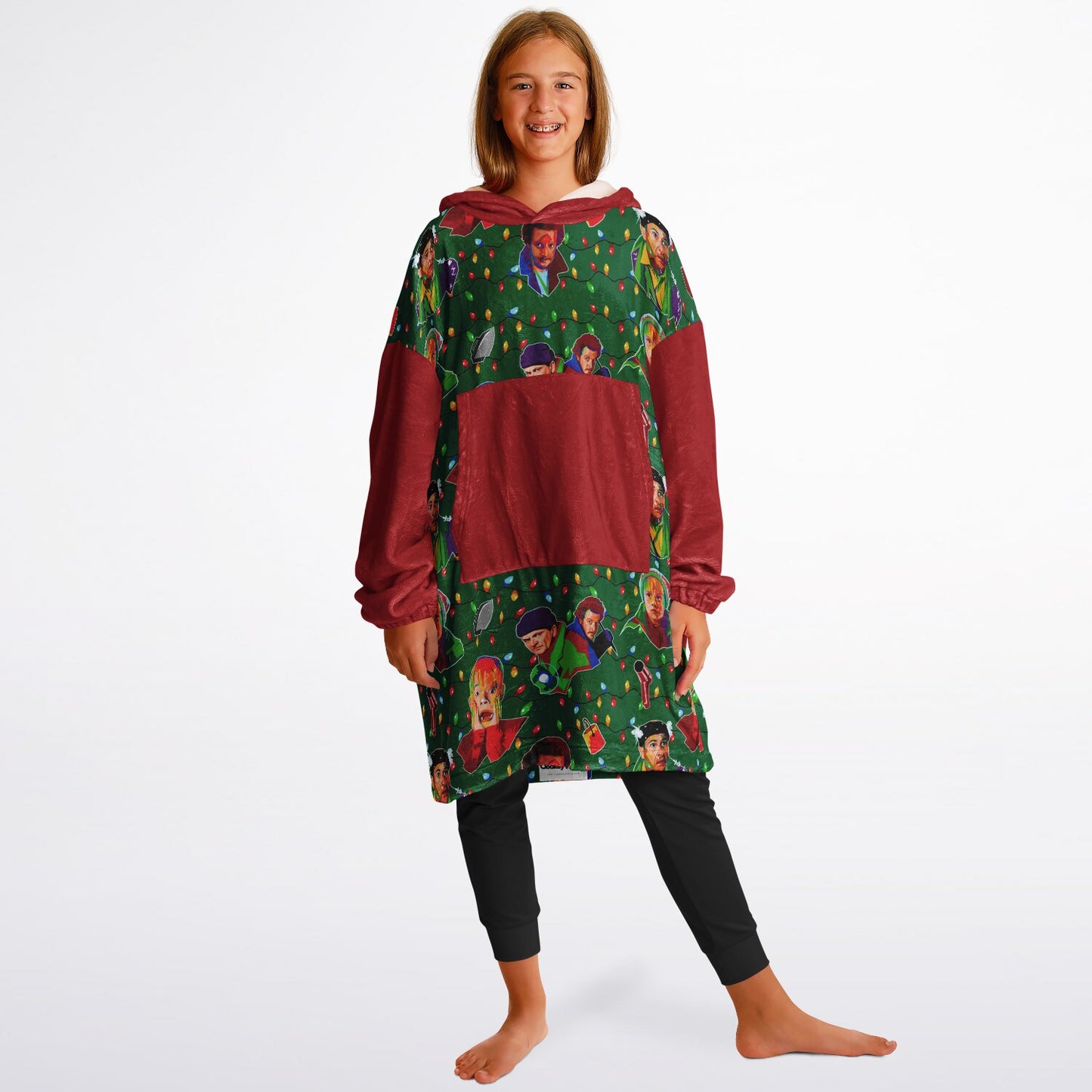 Home Alone Pop Art Christmas Hoodie Hugger