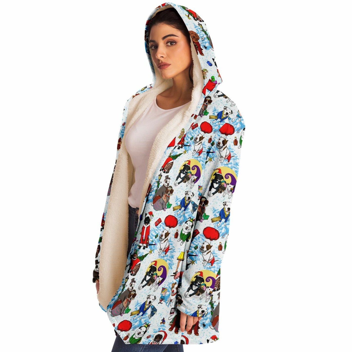 Christmas Movie Pups Cloak