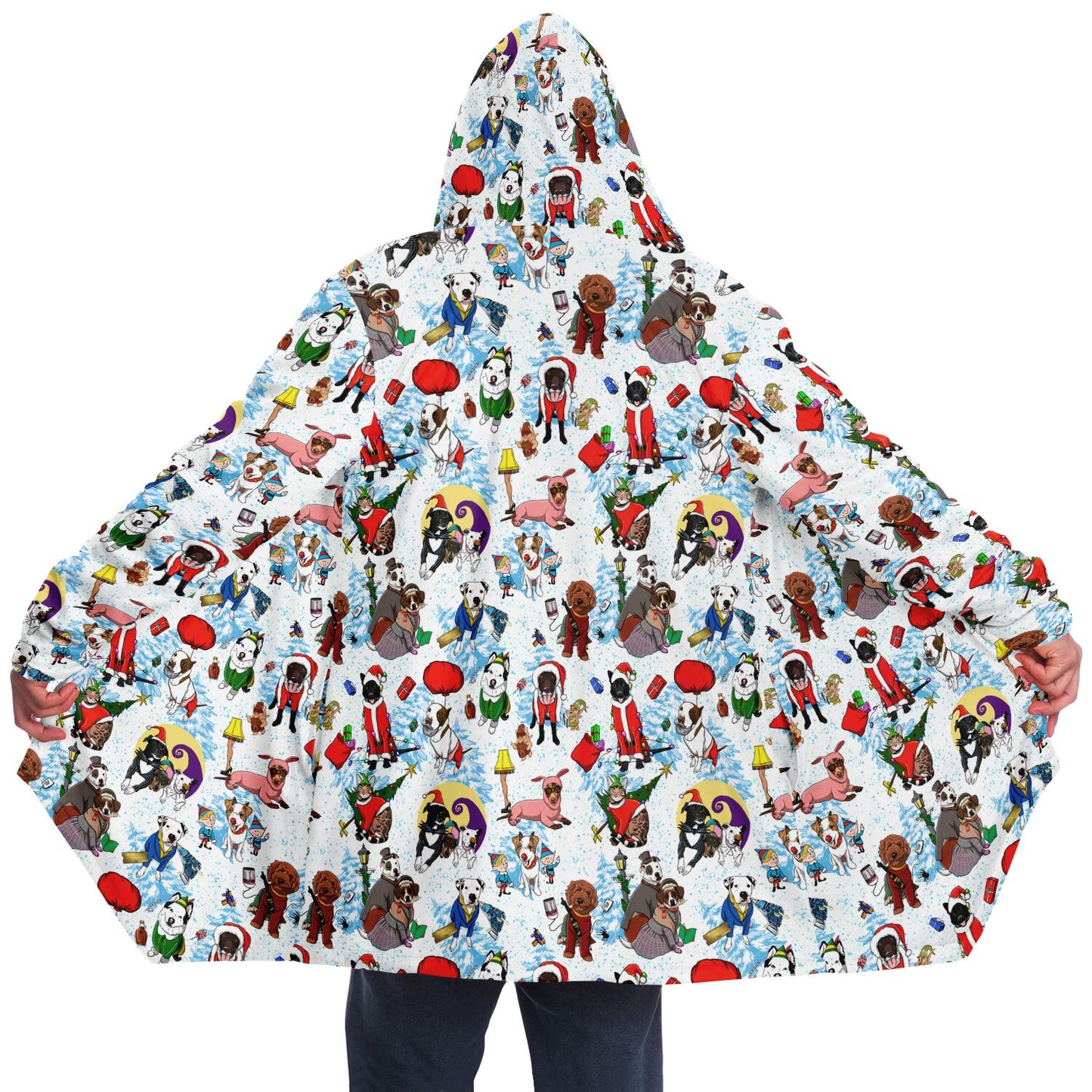 Christmas Movie Pups Cloak