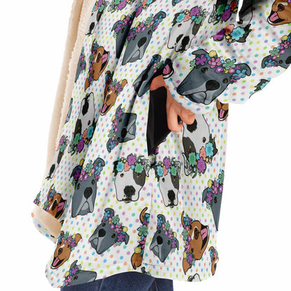 Polka Pitty Pitbull Cloak