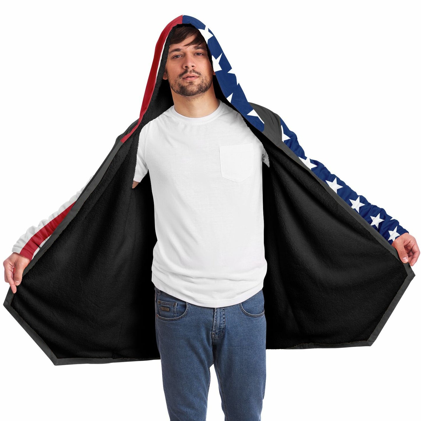Daddy's Home American Flag Cloak