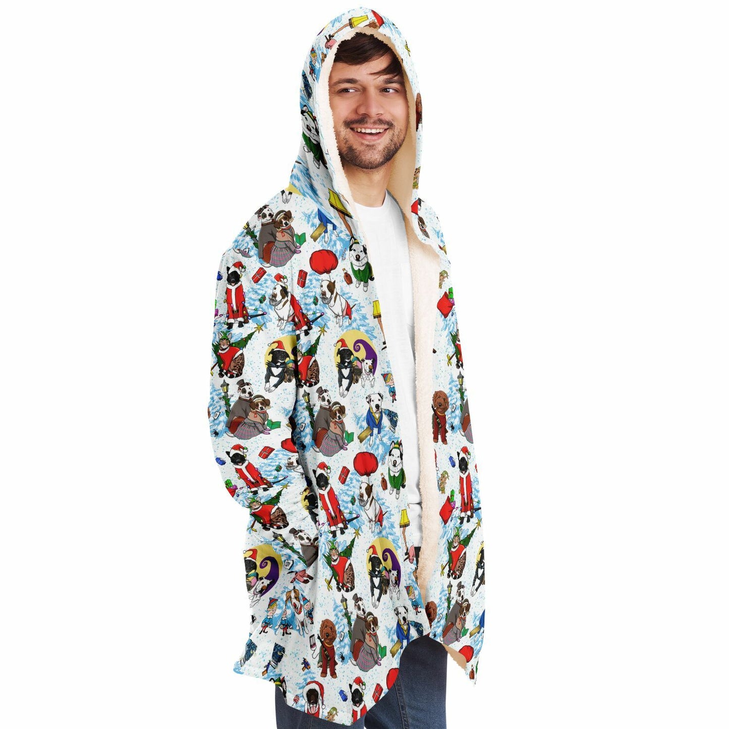 Christmas Movie Pups Cloak